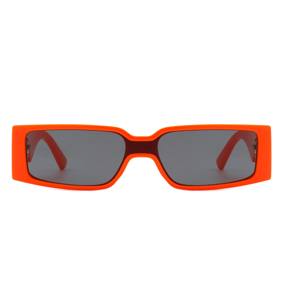 Radiato Rectangle Lens Leopard Arm Sunglasses- 2 Colors
