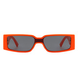 Radiato Rectangle Lens Leopard Arm Sunglasses- 2 Colors