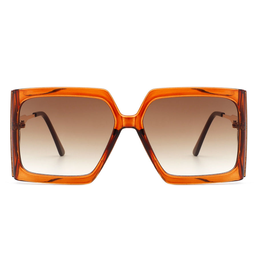 Yellowra Oversized Retro Square Large Fashion Sunglasses- 6 Colors