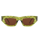 Oceanlux - Retro Chic Cat Eye Chunky Square Women's Sunglasses