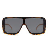 Wildwind Square Flat Top Oversize Retro Fashion Sunglasses- 6 Colors