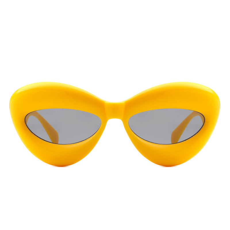 Vexa Thick Oversized Lip-Shaped Sunglasses- 7 Colors