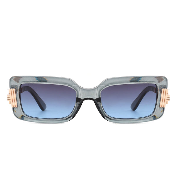 Sylphine - Oversize Sporty Square Chunky Shield Sunglasses