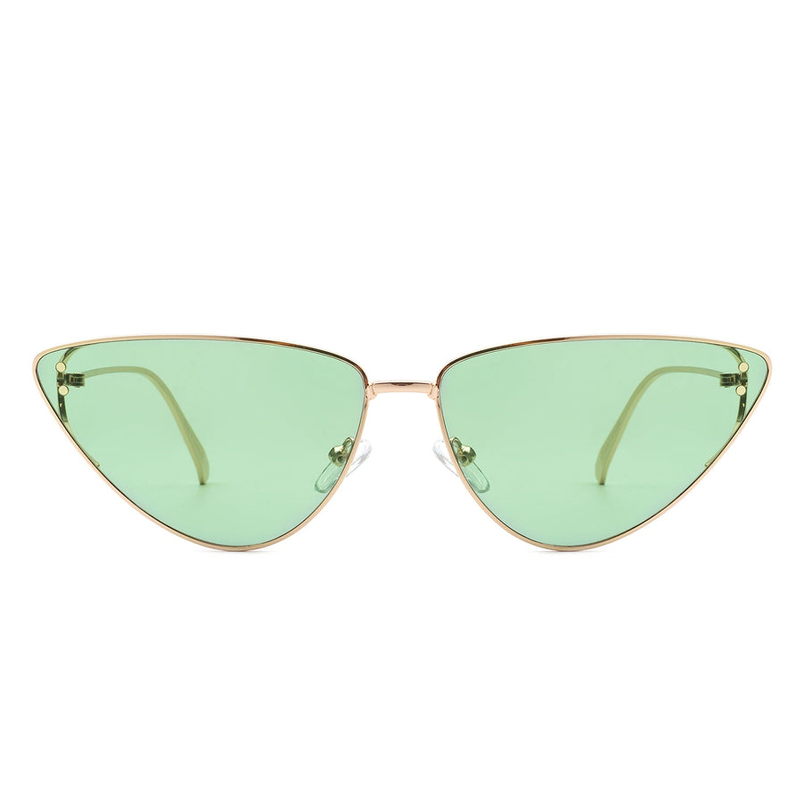 Windflow Retro Tinted Flat Lens Cat-Eye Sunglasses- 5 Colors