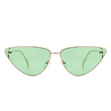 Windflow Retro Tinted Flat Lens Cat-Eye Sunglasses- 5 Colors