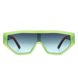 Firelily - Geometric Square Futuristic Sunglasses- 6 Colors