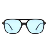 Skyhavoc Retro Square Brow-Bar Aviator Sunglasses- 6 Colors
