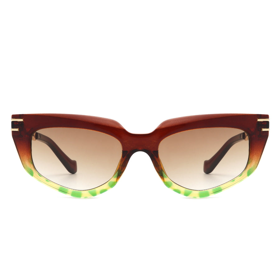 Skylight Chic Chain Link Design Cat-Eye Sunglasses- 7 Colors