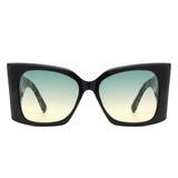 Skydusts - Oversize Square Chunky Fashion Large Women Sunglasses