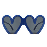 Skylette Heart Shaped Oversized Sunglasses- 7 Colors