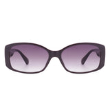 Fantasie - Rectangular Narrow Retro Tinted Fashion Square Sunglasses