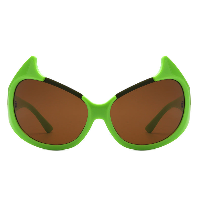 Astra - Y2K Oversized Round Sunglasses- 5 Colors