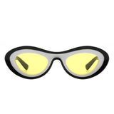 Alba Oval Retro Round Tinted Fashion Sunglasses- 6 Colors
