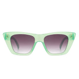 Lightnin Retro Cat-Eye Square Fashion Sunglasses- 6 Colors
