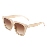 Flarebit - Women Cat-Eye Retro Oversized Square Sunglasses- 5 Colors