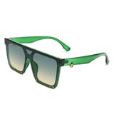 Sunquest Oversized Square Flat Top Sunglasses- 6 Colors
