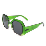 Diamorex Retro Polygon Round Fashion Sunglasses- 6 Colors
