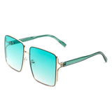 Evangely Classic Square Tinted Oversized Sunglasses- 7 Colors