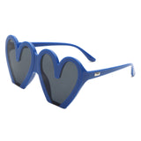 Skylette Heart Shaped Oversized Sunglasses- 7 Colors