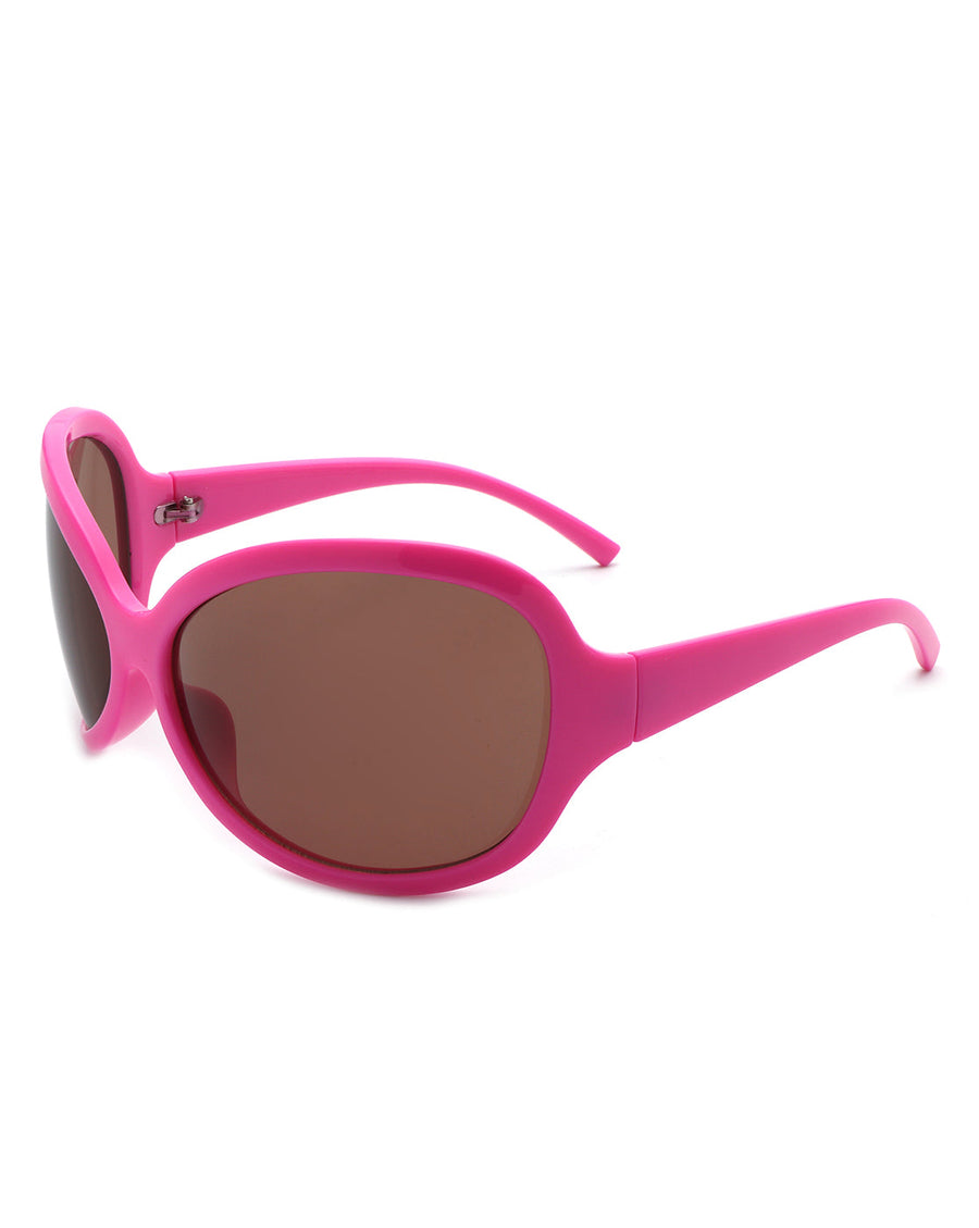 Luna - Oversized Triangle Butterfly Shape Sunglasses- 4 Colors