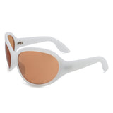Quinlan - Oversized Round Wrap-Around Sunglasses- 6 Colors