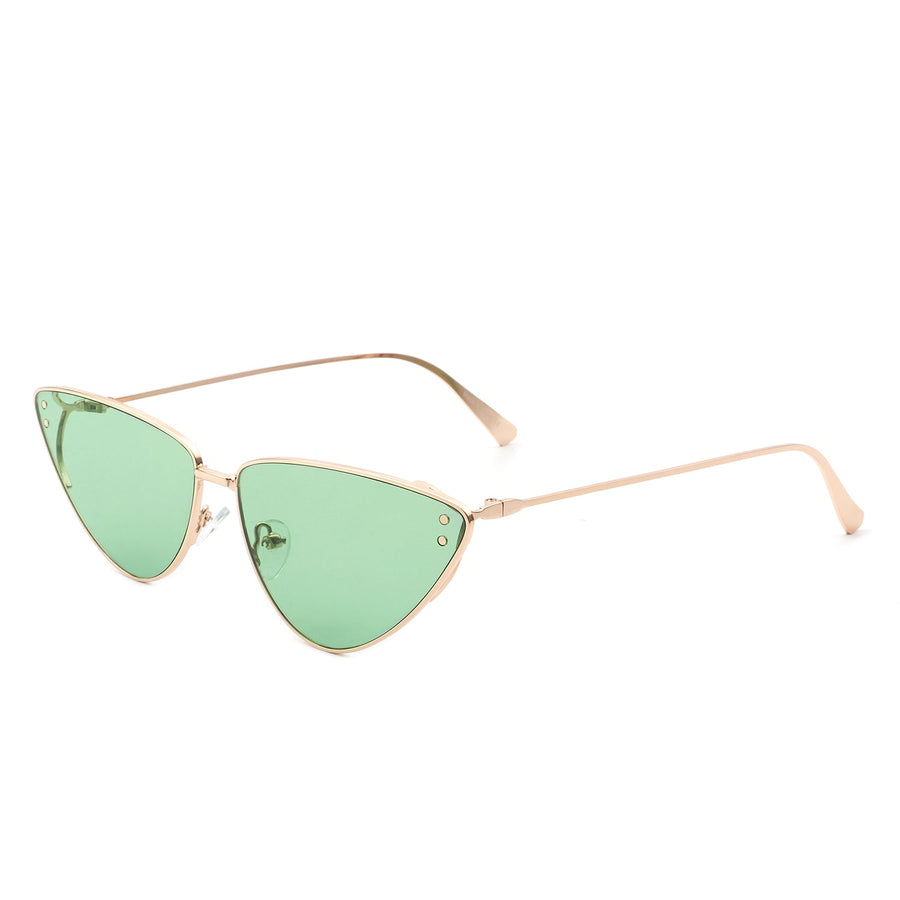 Windflow Retro Tinted Flat Lens Cat-Eye Sunglasses- 5 Colors