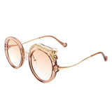Yellowze Oversized Round Leopard Frame Sunglasses- 6 Colors