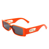 Radiato Rectangle Lens Leopard Arm Sunglasses- 2 Colors