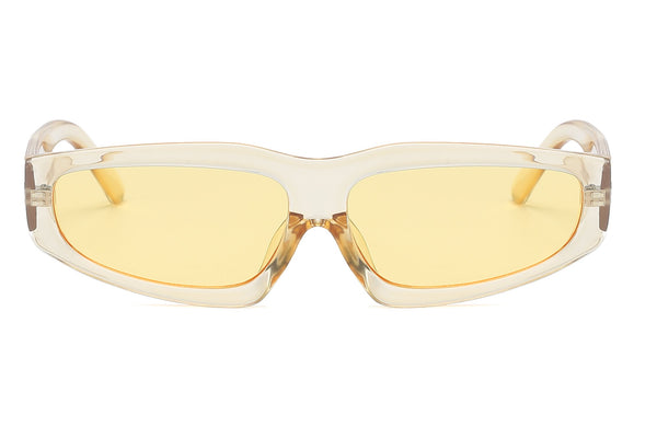 Odessa | Retro Thick Rectangle Unisex Fashion Sunglasses
