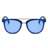 BENTON | Classic Round Brow-Bar Fashion Sunglasses