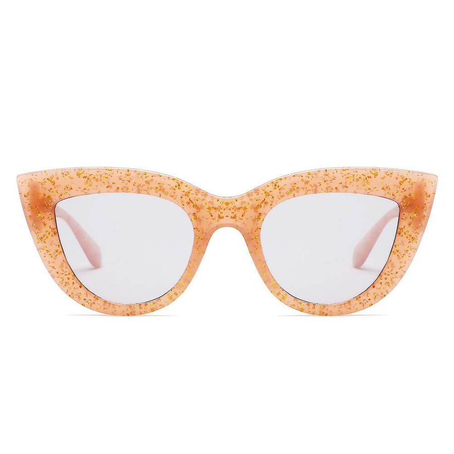 BOYDS | Round Cat Eye Sunglasses- Glitter Beige