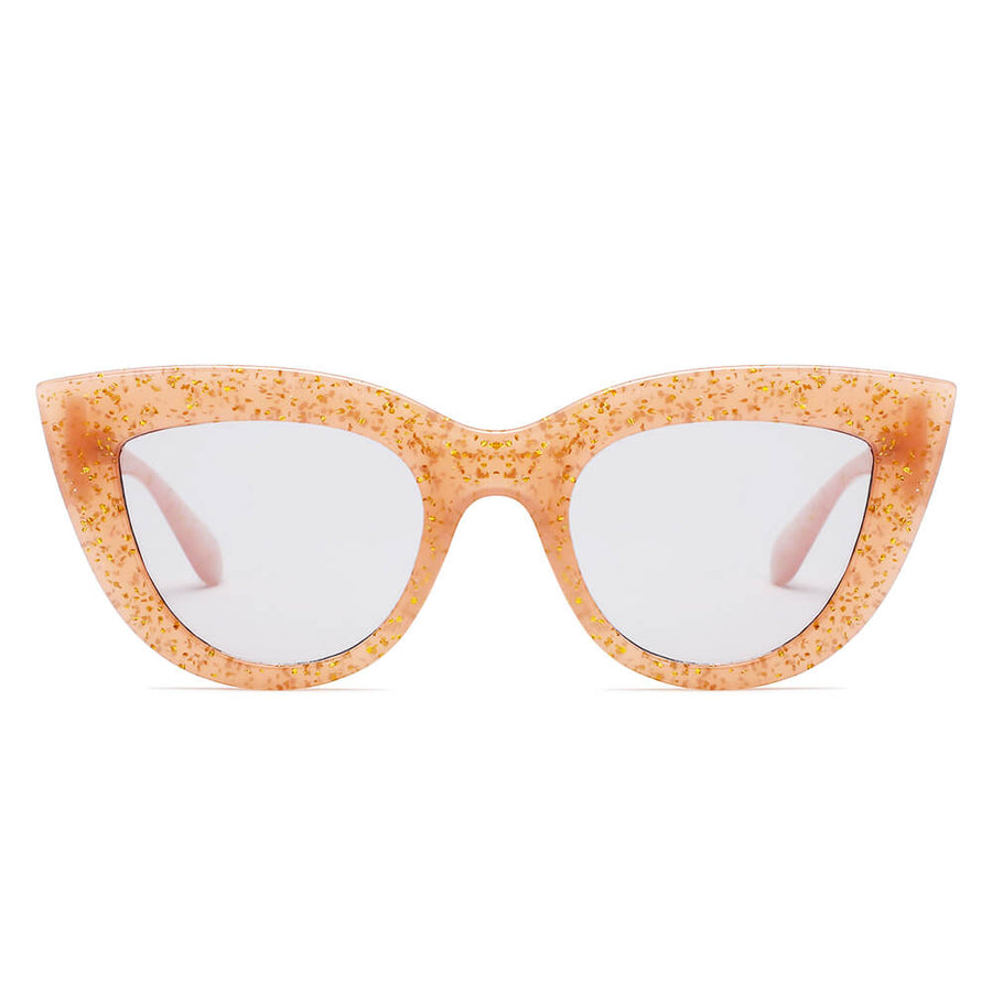 BOYDS | Round Cat Eye Sunglasses- Glitter Beige