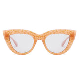 BOYDS | Round Cat Eye Sunglasses- Glitter Beige
