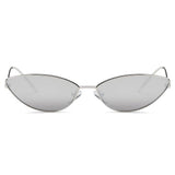 FLINT | Small True Retro Vintage Slim Metal Sunglasses