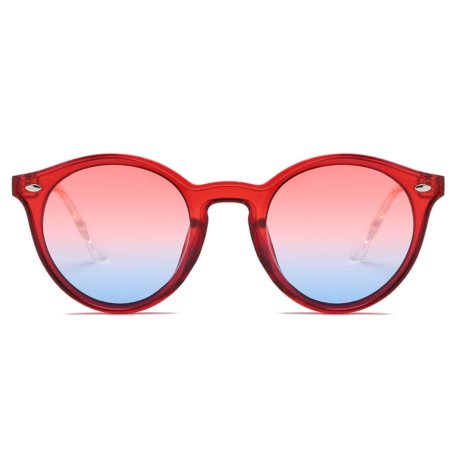 CROSBY - Retro Round Horn Rimmed Sunglasses- 4 Colors
