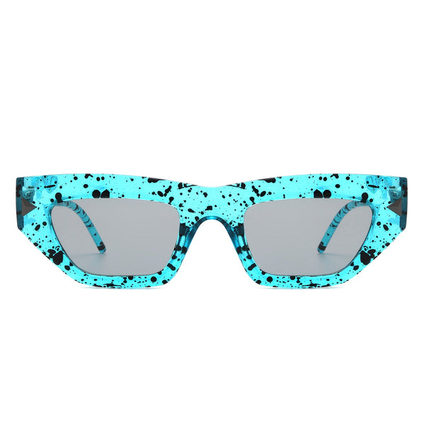 Oceanlux - Retro Chic Cat Eye Chunky Square Women's Sunglasses