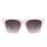 Flarebit - Women Cat-Eye Retro Oversized Square Sunglasses- 5 Colors