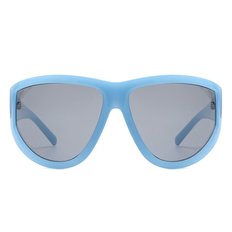 Xara - Oversized Chunky High Fashion Sunglasses- 6 Colors