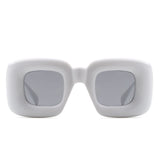 Rayne - Oversized Chunky Square Thick Frame Sunglasses