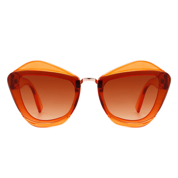 Infernia - Women Square Fashion Irregular Cat Eye Sunglasses