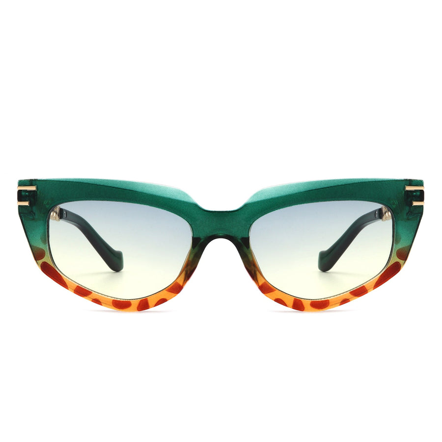 Skylight Chic Chain Link Design Cat-Eye Sunglasses- 7 Colors