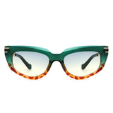 Skylight Chic Chain Link Design Cat-Eye Sunglasses- 7 Colors