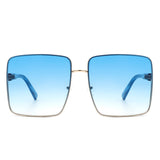 Evangely Classic Square Tinted Oversized Sunglasses- 7 Colors