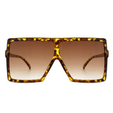 Zenithia - Square Oversized Flat Top Sunglasses- 9 Colors