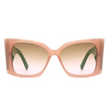 Skydusts - Oversize Square Chunky Fashion Large Women Sunglasses