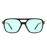 Skyhavoc Retro Square Brow-Bar Aviator Sunglasses- 6 Colors