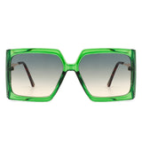 Yellowra Oversized Retro Square Large Fashion Sunglasses- 6 Colors