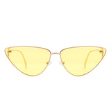 Windflow Retro Tinted Flat Lens Cat-Eye Sunglasses- 5 Colors