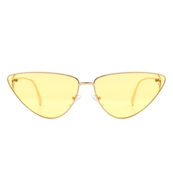 Windflow - Retro Tinted Flat Lens Fashion Cat Eye Sunglasses
