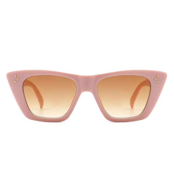 Lightnin - Women Retro Cat Eye Fashion Square Sunglasses